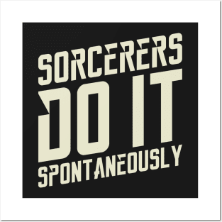 Sorcerers Do It Right Tabletop RPG Gaming Posters and Art